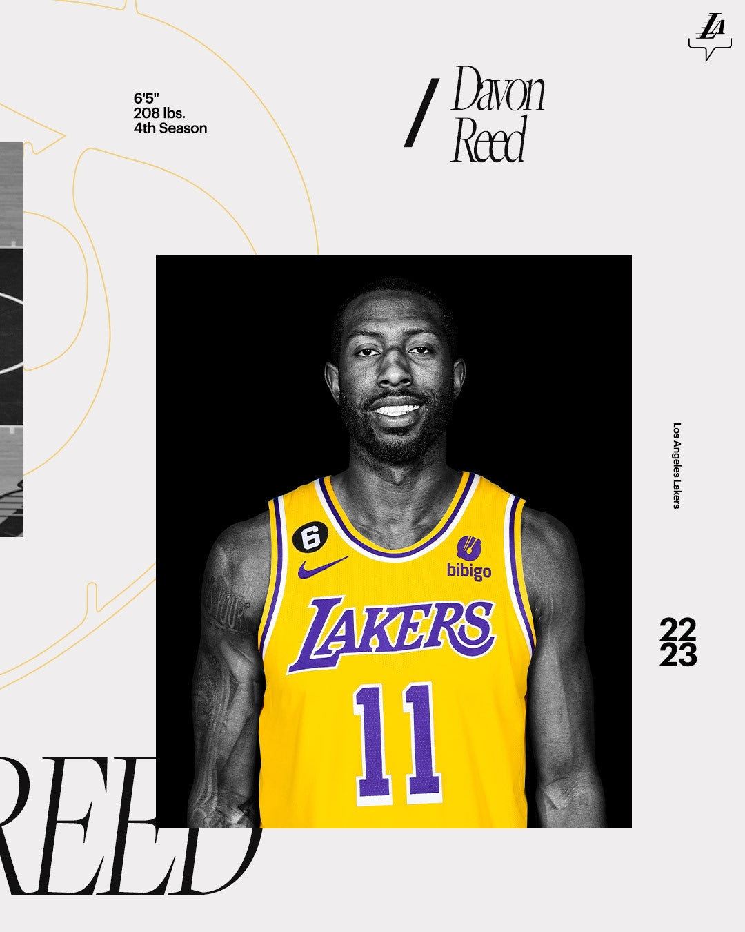 OFFICIAL: Welcome to the Lakers, Davon Reed